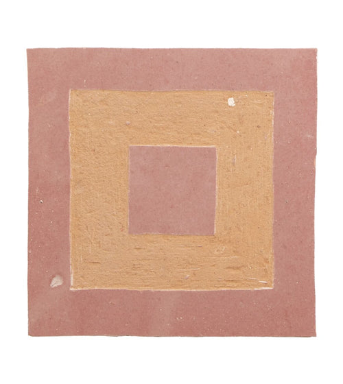 Medina Leather Pale Porton Handmade Moroccan Zellige Tile Splash of pink