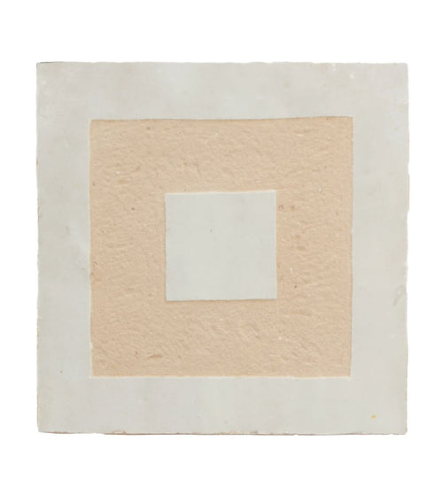 Medina Pure White Porton Handmade Moroccan Zellige Tile Rustic Bathroom Tiles