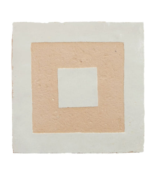 Medina Pure White Porton Handmade Moroccan Zellige Tile Rustic Bathroom Tiles
