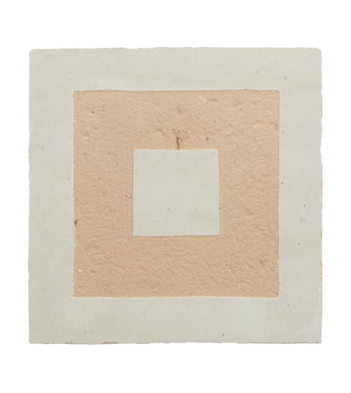 Medina Pure White Porton Handmade Moroccan Zellige Tile Rustic Bathroom Tiles
