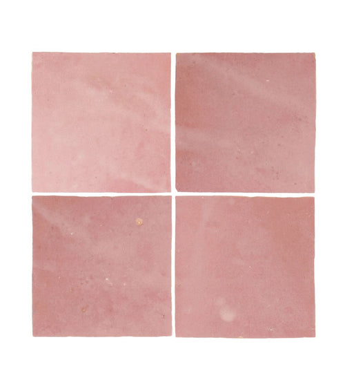 Medina Rose Square Handmade Moroccan Zellige Tile Kitchen Tiles/Kitchen Fireplace Tiles