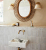 Default Title Bathroom Tiles Medina Pure White Rectangle Handmade Moroccan Zellige Tile thumbnail