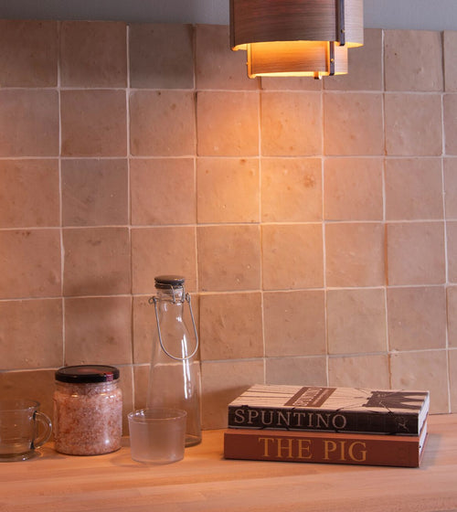 Medina Raw Square Handmade Moroccan Zellige Tile Rustic Bathroom Tiles