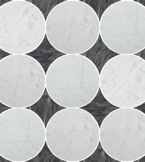 Blends Nero Star Marble Tile Bathroom Tiles