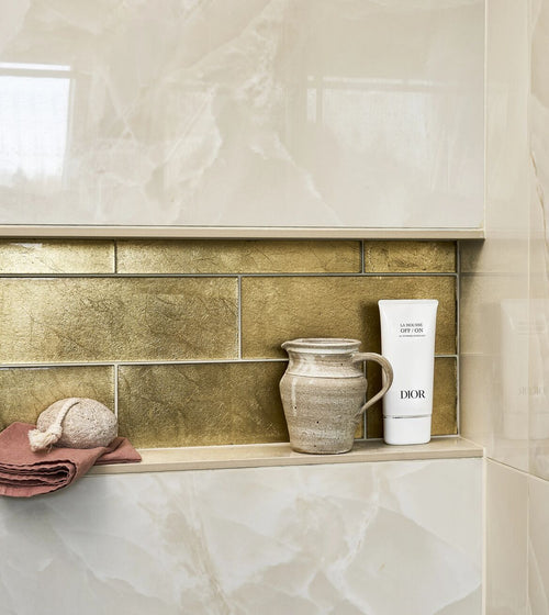 Metallic Vitreum Aurum Rectangle Gold Glass Tile Ranges/Metallic Vitreum