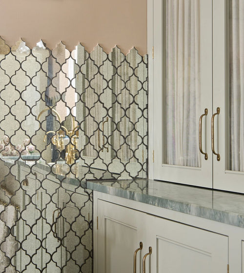 Deco Glass Bell Silver Mosaic Glass Wall Tiles Deco Glass Bell Silver Mosaic Glass Wall Tiles