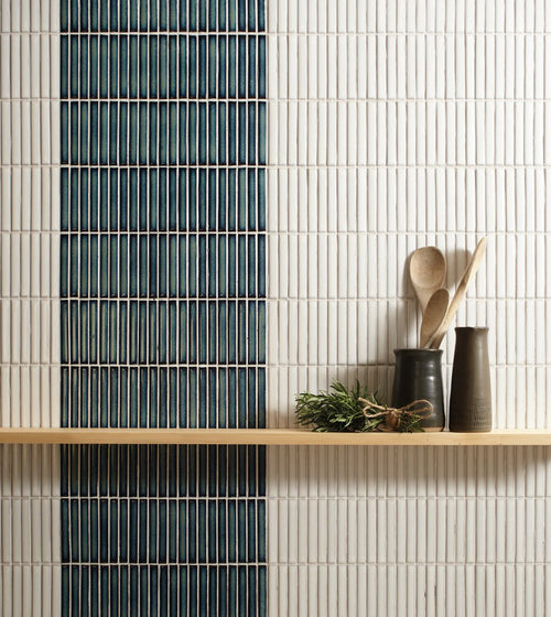 Copenhagen Kit Kat Dark Green Mosaic Green Floor Tiles