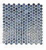 Default Title Bathroom Floor Tiles Copenhagen Penny Round Blue Mosaic thumbnail