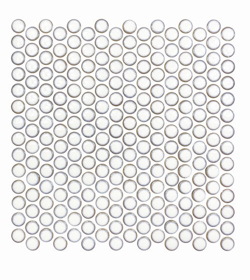 Copenhagen Penny Round White Mosaic