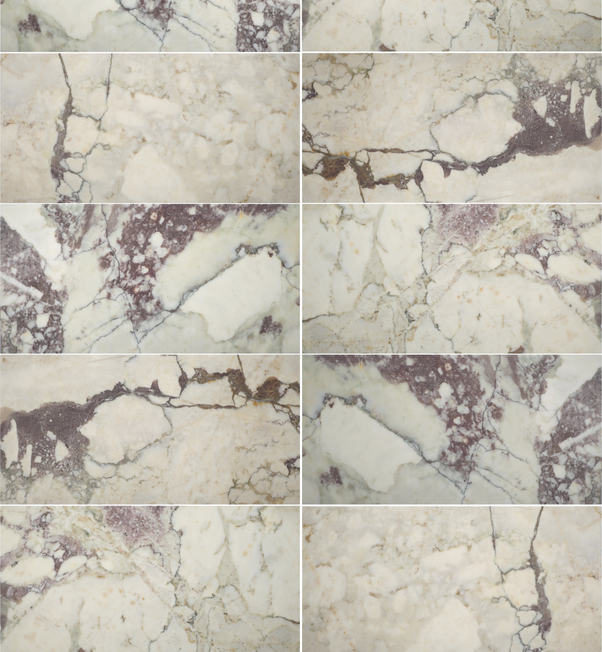 Calacatta Viola Honed Marble Tile – Fired Earth