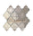 Deco Glass Bell Silver Mosaic