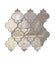 Deco Glass Bell Silver Mosaic