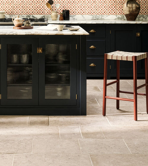Dijon Tumbled Limestone Tile 20.1 x 20.1 Bathroom Wall Tiles