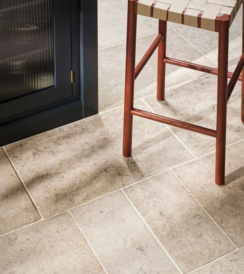 Dijon Tumbled Limestone Tile 20.1 x 20.1 Bathroom Wall Tiles