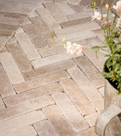 Dijon Tumbled Limestone Cobbles 20 x 5 Stone Wall Tiles Dijon Tumbled Limestone Cobbles 20 x 5 Stone Wall Tiles
