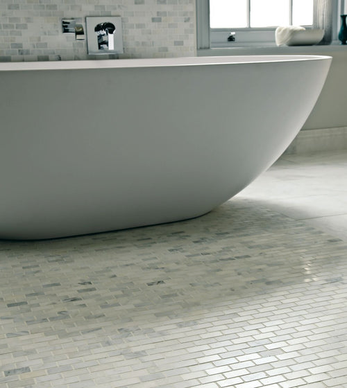 East Hampton Brick Marble Mosaic Marble Floor Tiles