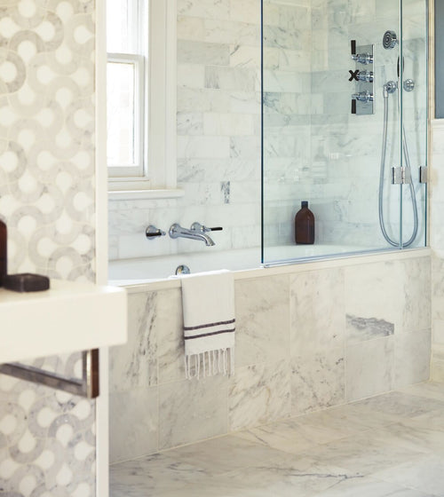 East Hampton Marble Tile 30x60 White Floor Tiles