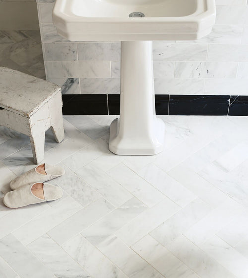East Hampton Black Marble Skirting Marble Wall Tiles