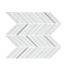 Default Title Bathroom Tiles East Hampton Marble Chevron Mosaic thumbnail