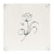 English Delft Tulip Charcoal Matt Tile