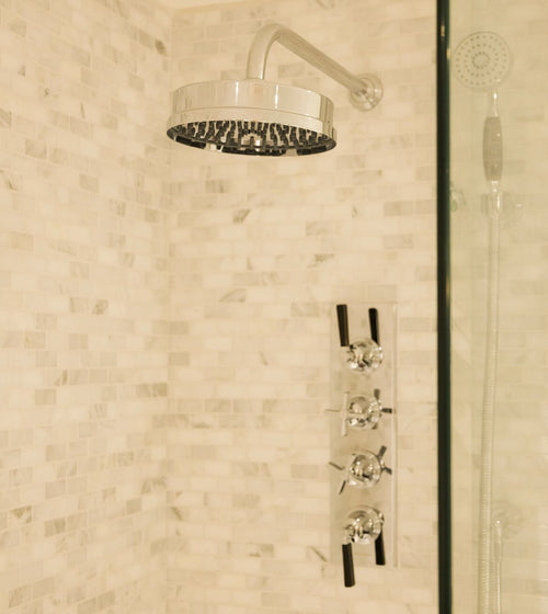 East Hampton Brick Marble Mosaic Marble Floor Tiles