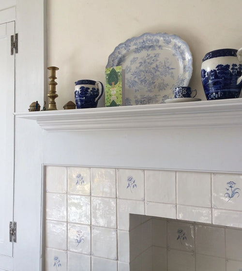 English Delft Blue Gloss Base Tile Small Bathroom Tiles English Delft Blue Gloss Base Tile Small Bathroom Tiles