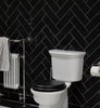 Default Title Bathroom Floor Tiles East Hampton Black Marble Tile 10x30 thumbnail
