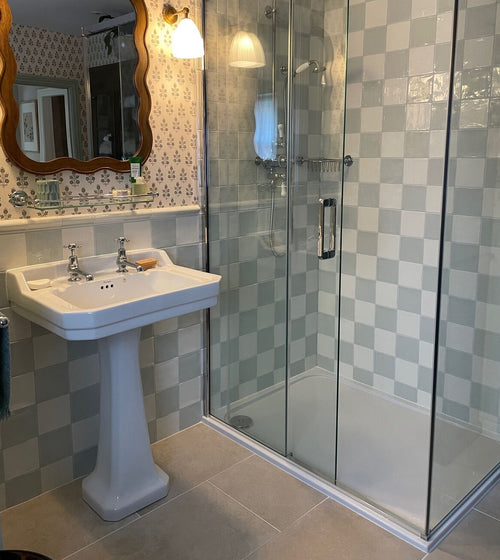 Forecast Arran Square Glazed Tile Cream Wall Tiles