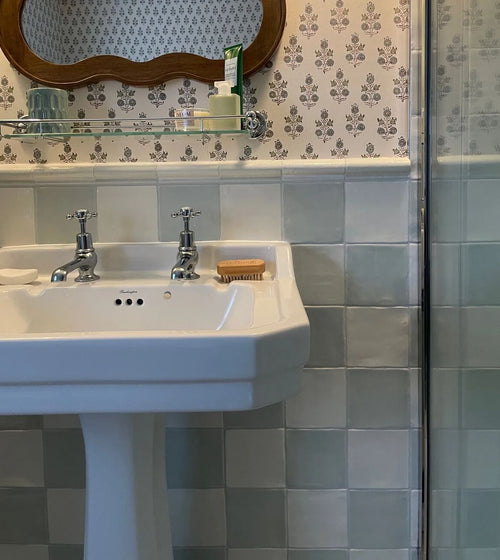 Forecast Arran Square Glazed Tile Cream Wall Tiles