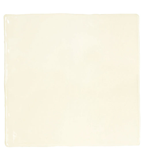 Forecast Fair Isle Square Glazed Tile Cream Wall Tiles