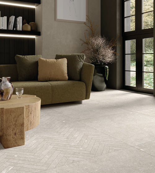 Frame Dune Beige 5 x 30 Porcelain Tile Outdoor Wall Tiles