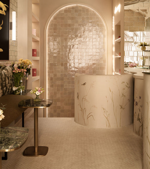 Medina Cloudy White Square Handmade Moroccan Zellige Tile White Floor Tiles Medina Cloudy White Square Handmade Moroccan Zellige Tile White Floor Tiles