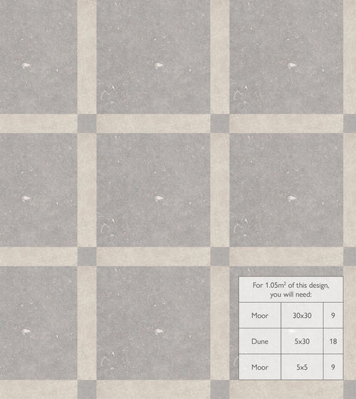 Frame Moor Taupe 30 x 30 Porcelain Tile Kitchen Tiles