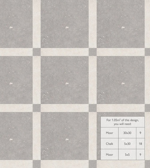Frame Moor Taupe 30 x 30 Porcelain Tile Kitchen Tiles