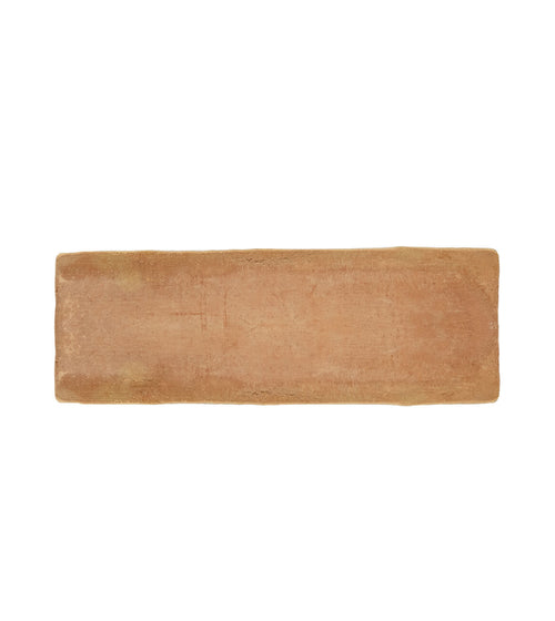 Handmade Classic Terracotta Rectangle Tile 10x30 Cut Samples