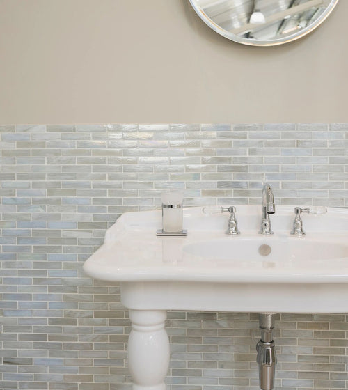 Malacassa Oasis Brick Glass Mosaic Mosaic Wall Tiles