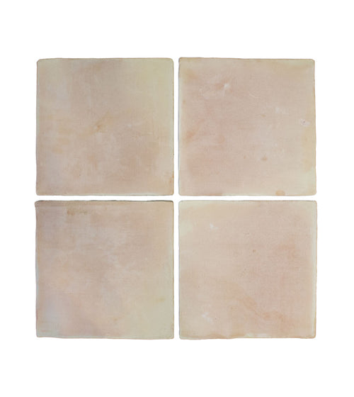 Handmade Classic Terracotta Square Tile 20x20 Cut Samples