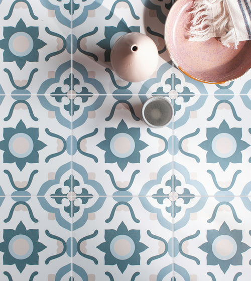 Infusion Nazare Patterned Tile Bathroom Wall Tiles
