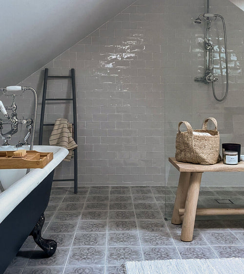 Istria Barban Patterned Tile Wet Room Floor Tiles