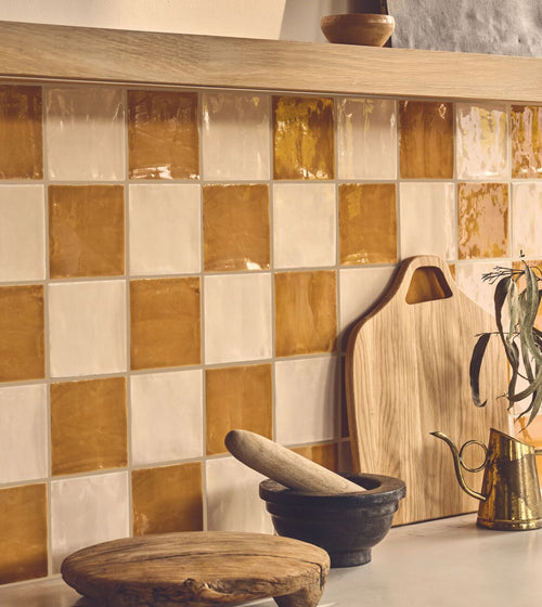 Jaipur Hoppers Hat Square Glazed Tile Bathroom Tiles