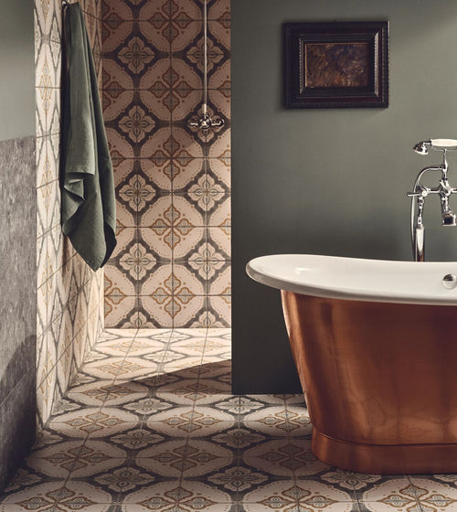Jaipur Sikkar Patterned Tile Fireplace Wall Tiles