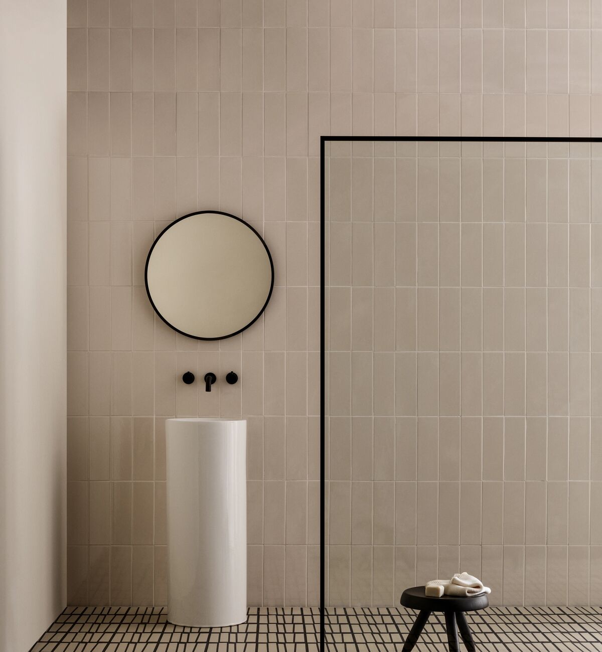 Retro Metro Marble Arch 10x30 Tile | Glazed Wall Tiles | Fired Earth