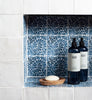Default Title Bathroom Tiles Kelmscott Emery Blue Patterned Tile thumbnail
