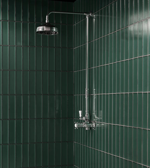 Kingfisher Green Glass Wall Tile Bathroom Tiles
