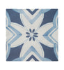 Default Title Bathroom Floor Tiles Kelmscott Brantwood Blue Patterned Tile thumbnail