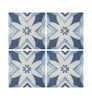 Default Title Bathroom Floor Tiles Kelmscott Brantwood Blue Patterned Tile thumbnail