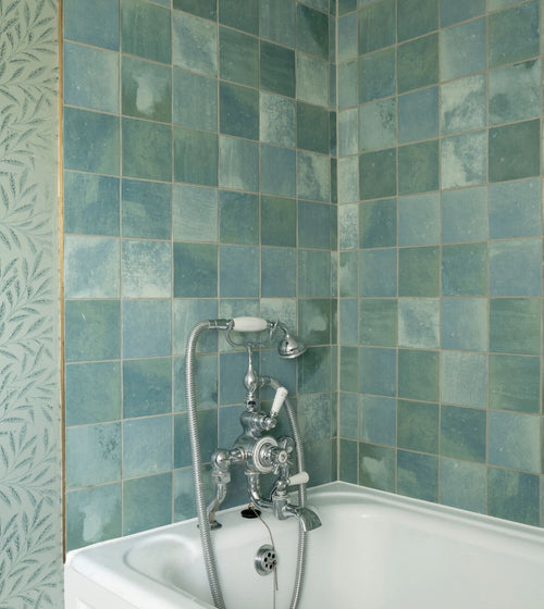 Kelmscott Green Tile Shower Wall Tiles