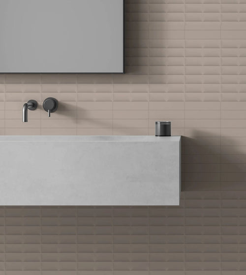 Levante Fold Chalk Shower Wall Tiles