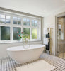 Default Title Bathroom Floor Tiles East Hampton Lattice Marble Mosaic thumbnail