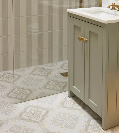 Jaipur Barmer Patterned Tile Small Bathroom Tiles